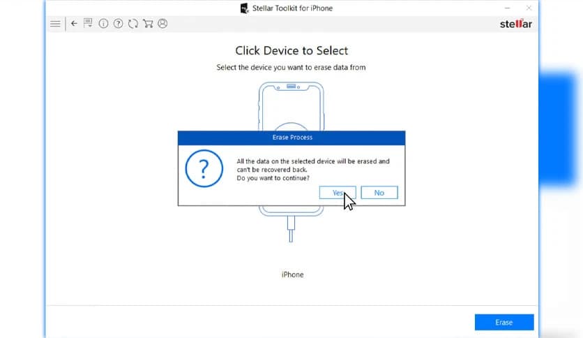 Stellar iPhone Data Eraser