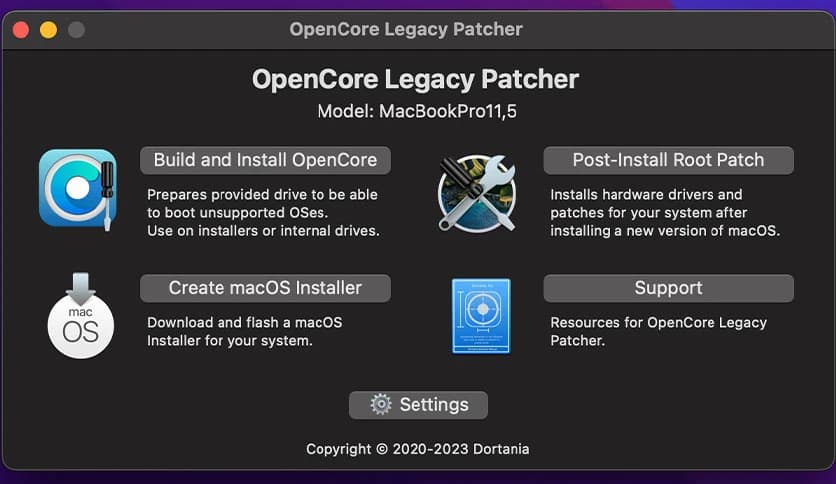 OpenCore Legacy Patcher 2.4.1