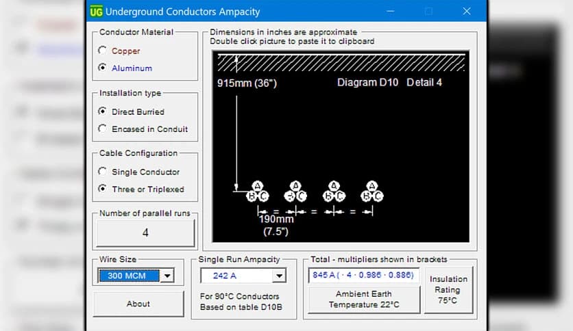 MC Group Underground Conductors Ampacity 23.6.6