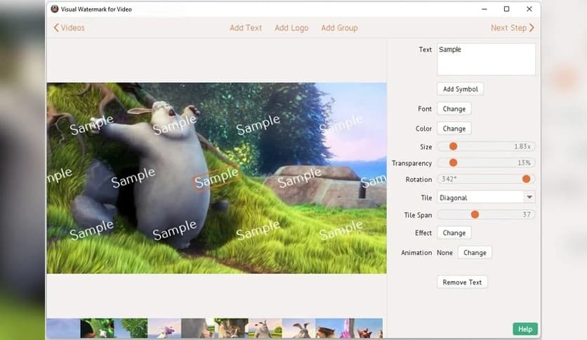 Visual Watermark For Video