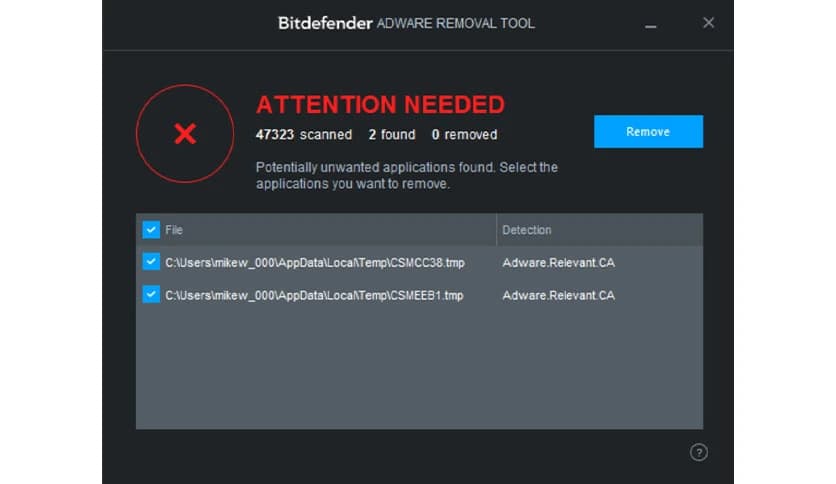 Bitdefender Adware Removal Tool