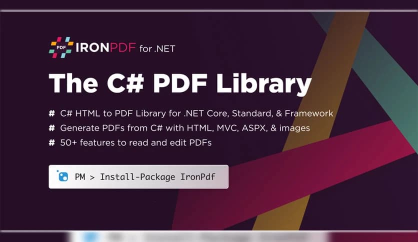 Free C# PDF Library