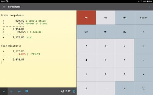 CalcTape Calculator with Tape 6.3.1 (2025101418)