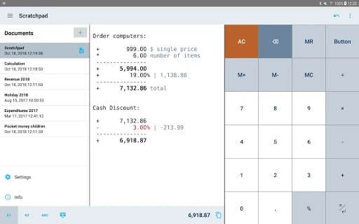 CalcTape Calculator with Tape 6.3.1 (2025101418)