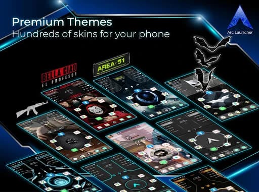 ARC Launcher 2021 & 4D Themes 50.0