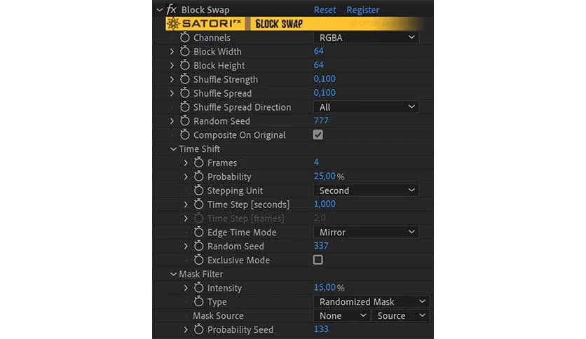Aescripts Block Swap 1.5.1