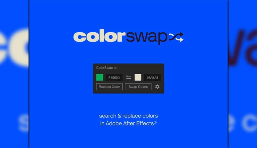 Aescripts ColorSwap 1.1 for After Effects