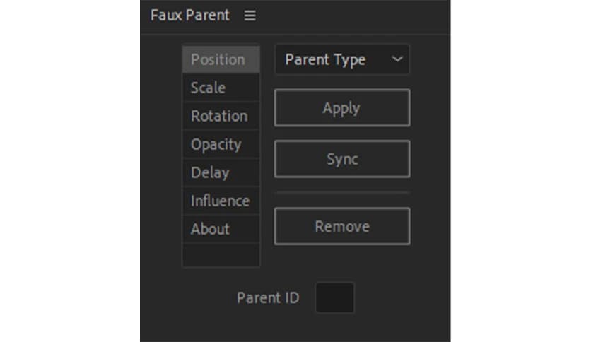 Aescripts Faux Parent 1.1 for After Effects