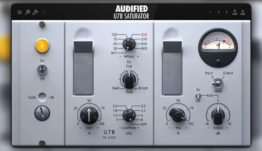 Audified U78 Saturator 3.1.0