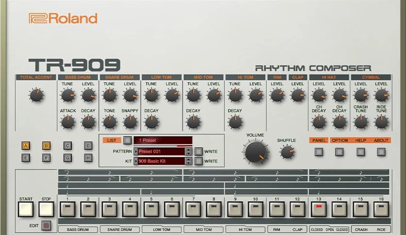 Roland Cloud TR-909 v1.1.0