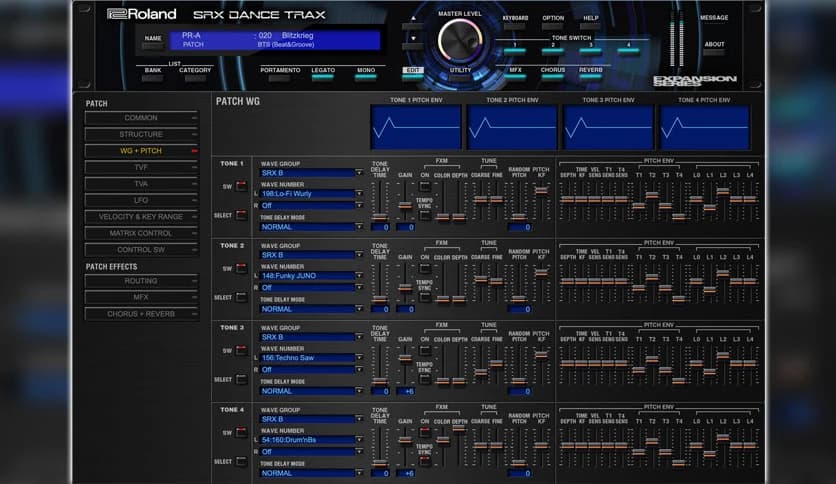 Roland Cloud SRX DANCE TRAX 1.0.6