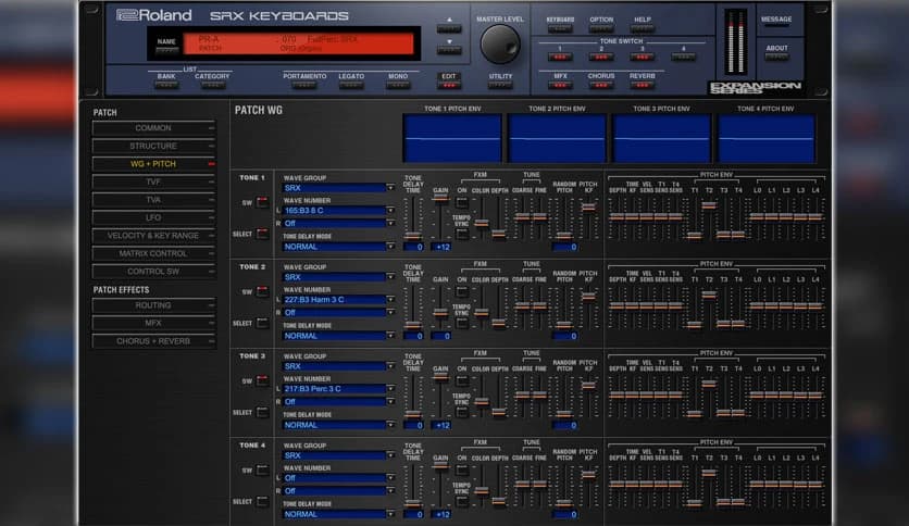 Roland Cloud SRX KEYBOARDS 1.0.6
