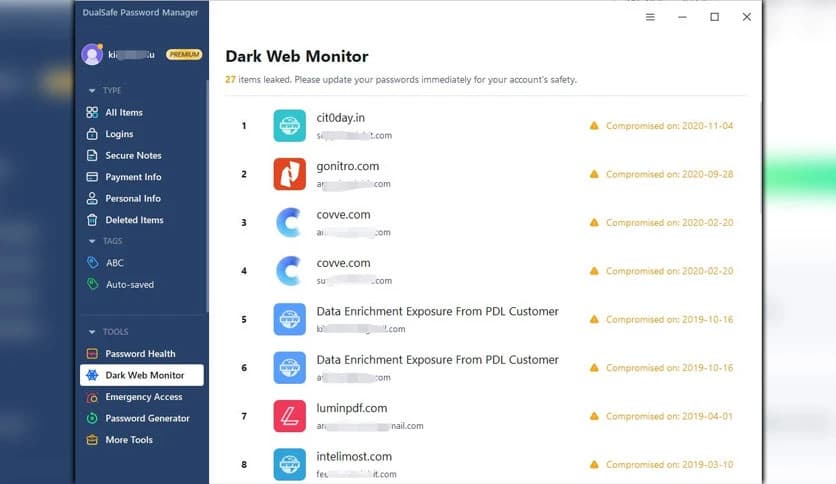 DualSafe Password Manager