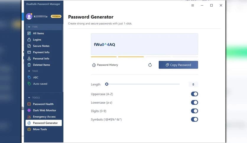 DualSafe Password Manager