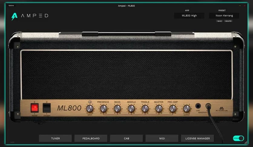 ML Sound Lab Amped ML800 2 v2.0.0