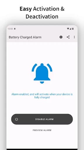 Full Battery Charge Alarm 1.0.355