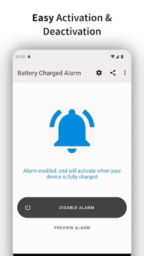 Full Battery Charge Alarm 1.0.355