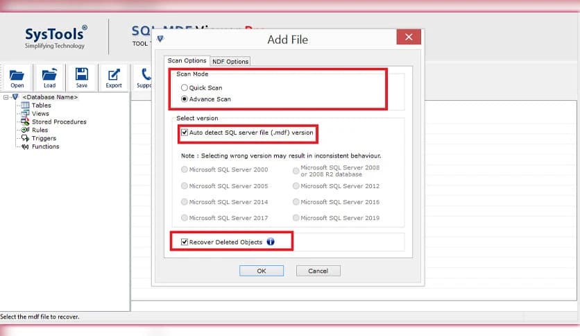 SysTools SQL MDF Viewer Pro 13.1