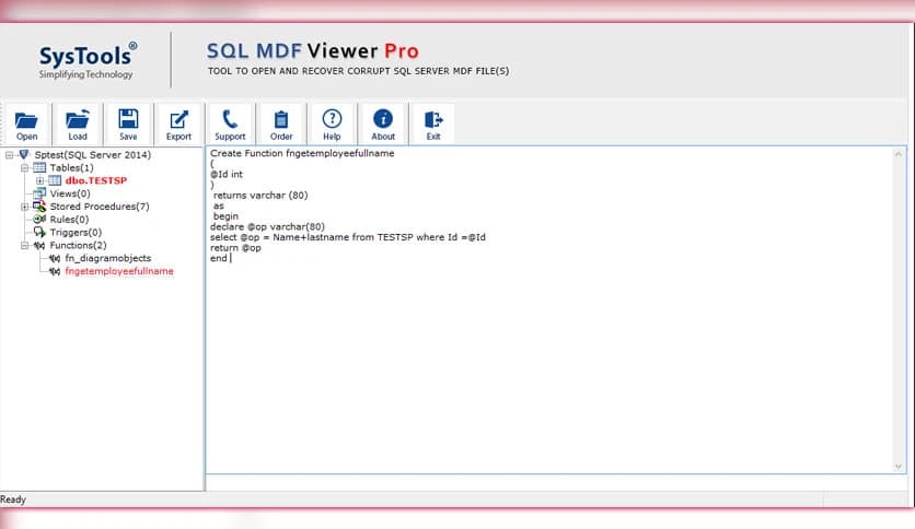 SysTools SQL MDF Viewer Pro 13.1