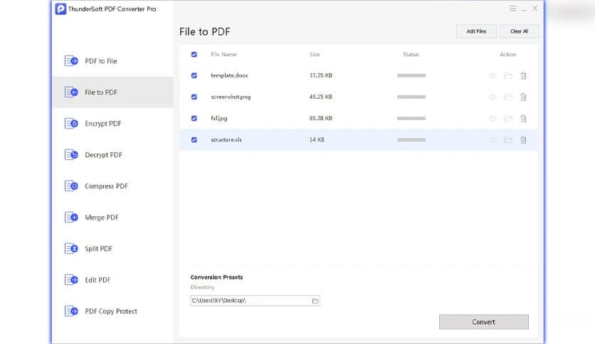 ThunderSoft PDF Converter Pro 6.4.0