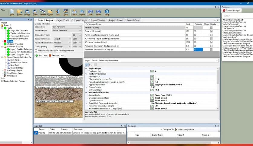 AASHTOWare Pavement ME Design