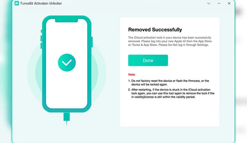 TunesKit Activation Unlocker 3.5.0.38