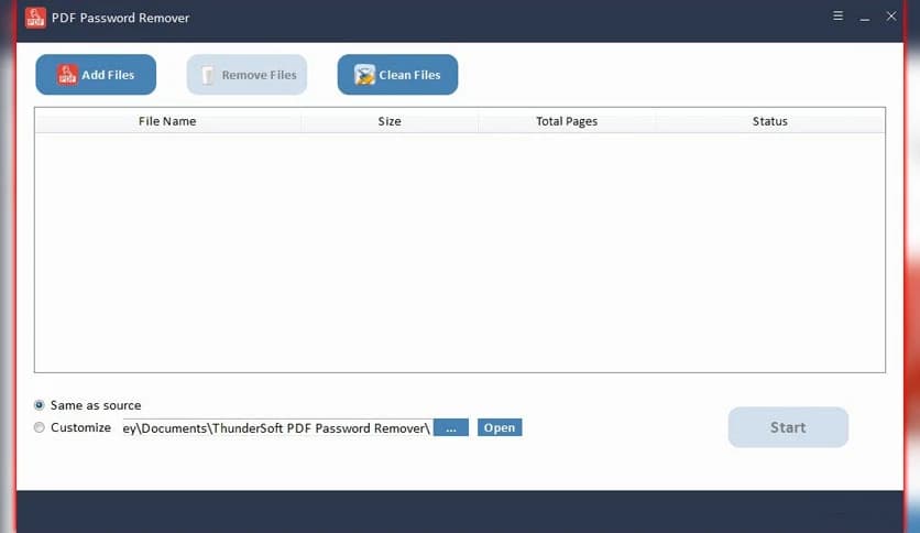 ThunderSoft PDF Password Remover 3.6.8