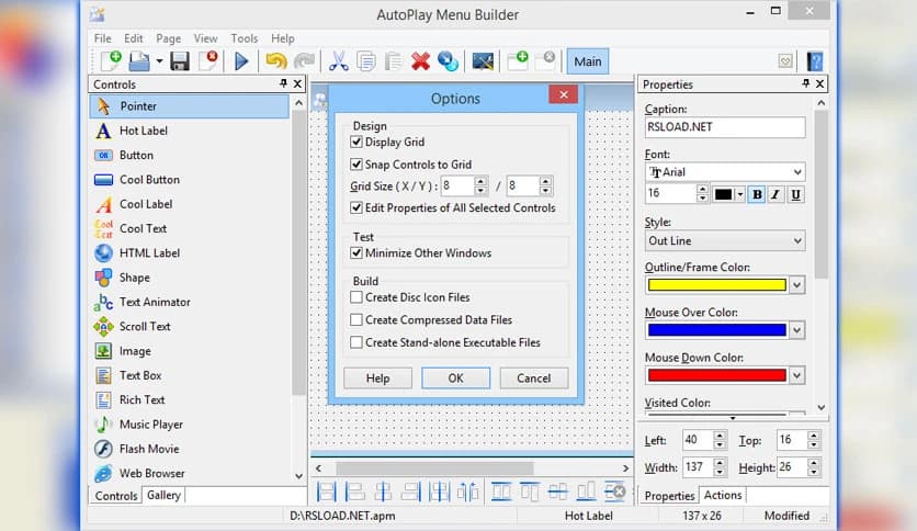 AutoPlay Menu Builder 9.1.3185