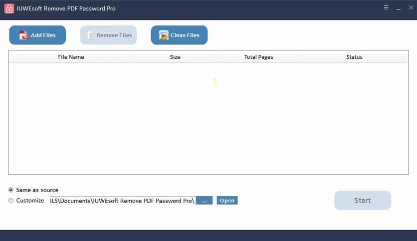 IUWEsoft Remove PDF Password Pro 13.8.0