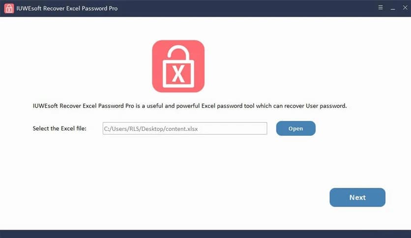 IUWEsoft Recover Excel Password Pro 13.8.0