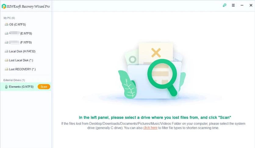 IUWEsoft Data Recovery Wizard Pro 5.0