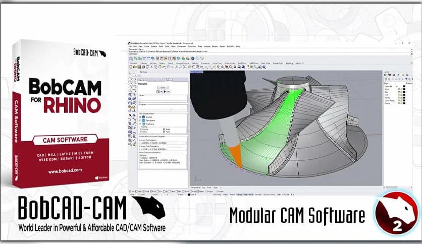 BobCAD-CAM v3 build 4722 SP0 for Rhino