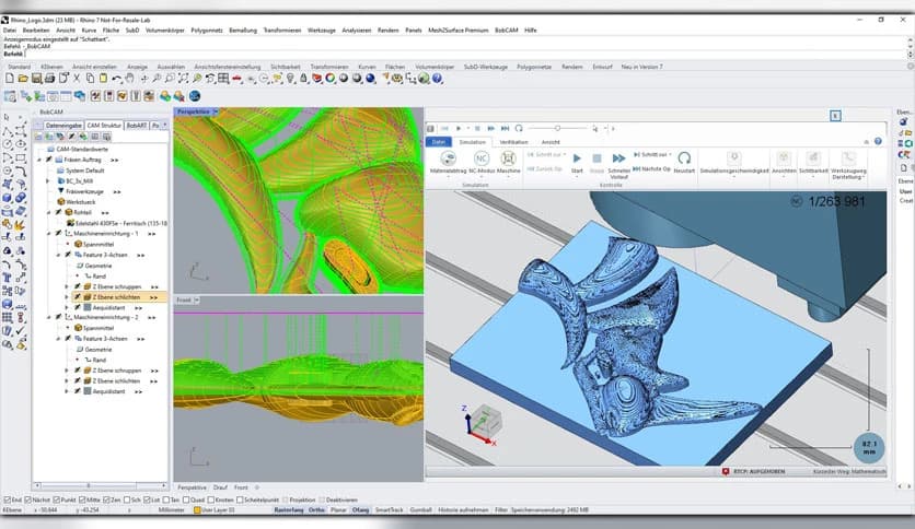 BobCAD-CAM v3 build 4722 SP0 for Rhino