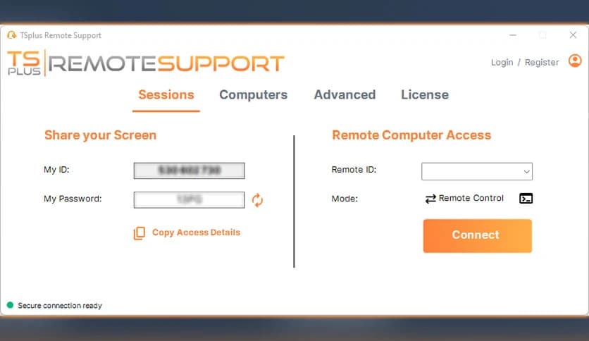 TSplus Remote Support