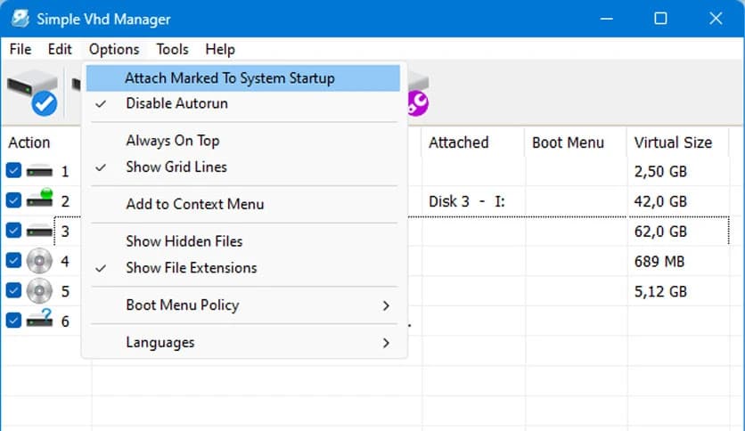 Sordum Simple VHD Manager 1.5