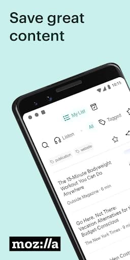 Pocket: Save. Read. Grow. 8.12.0.0