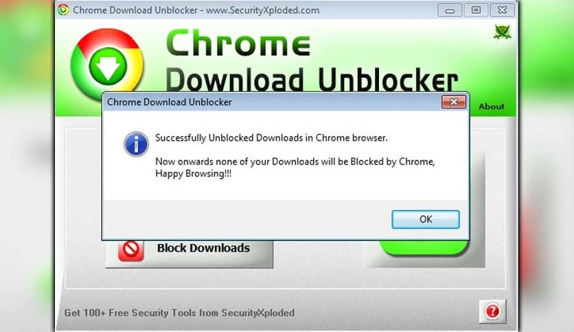 Chrome Download Unblocker
