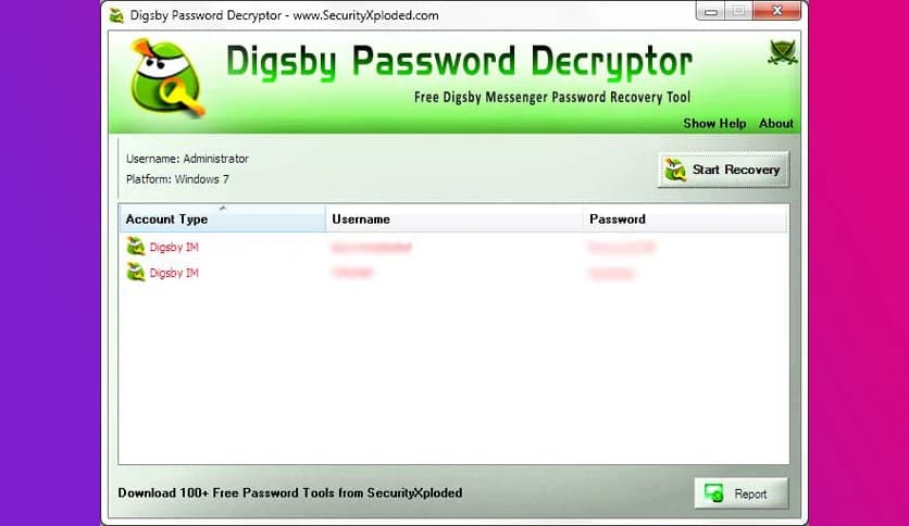 Digsby Password Decryptor