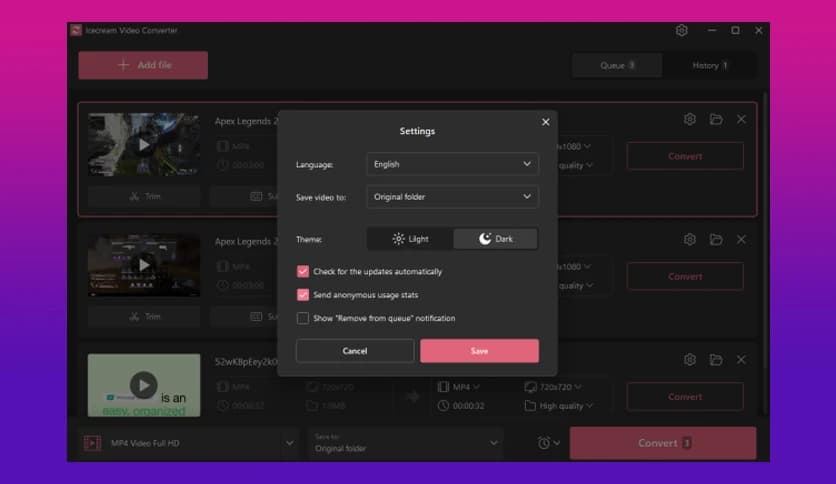 Icecream Video Converter Pro 1.49