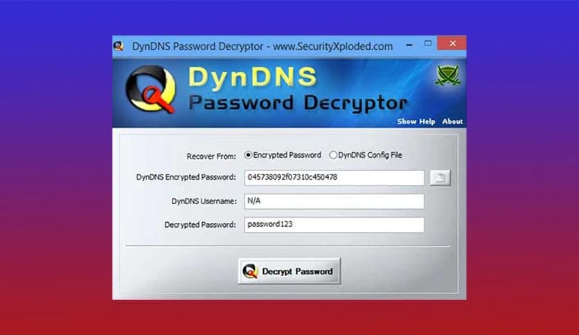 DynDNS Password Decryptor
