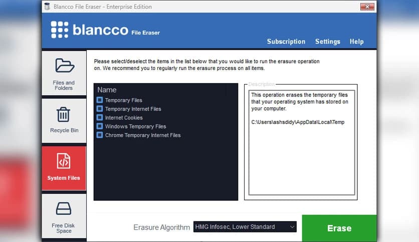 Blancco File Eraser Enterprise 8.6.3