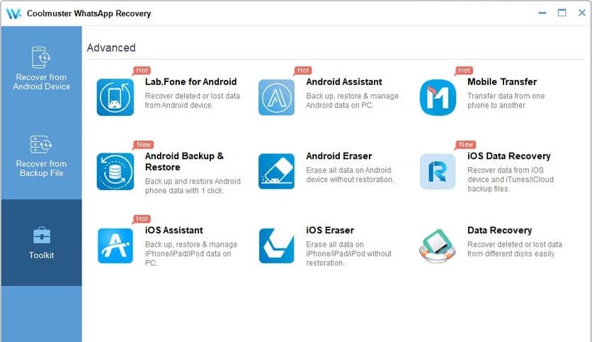 Coolmuster Android WhatsApp Recovery 2.1.13
