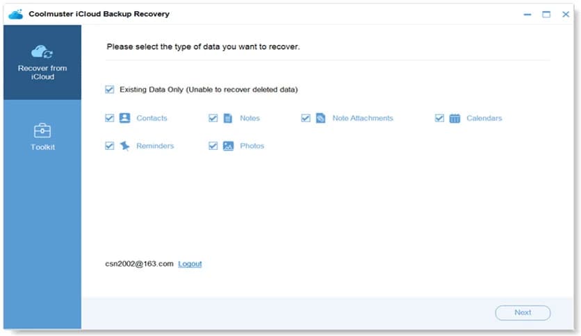 Coolmuster iCloud Backup Recovery 2.0.4