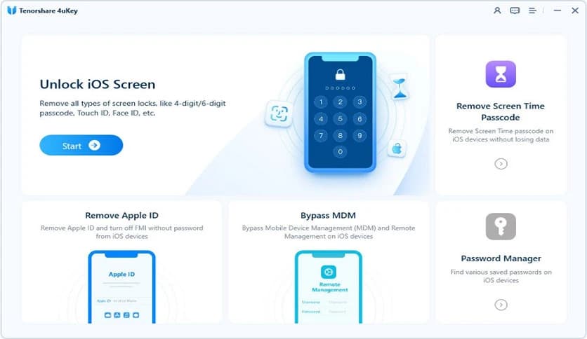Tenorshare 4uKey for iPhone 3.5.3.7