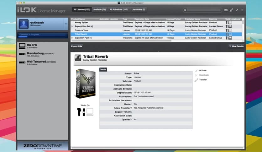 iLok License Manager