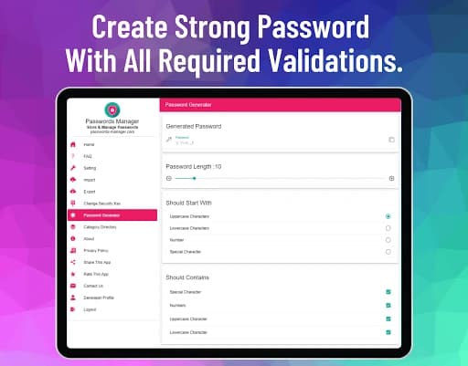 Passwords Manager Pro 4.7.2