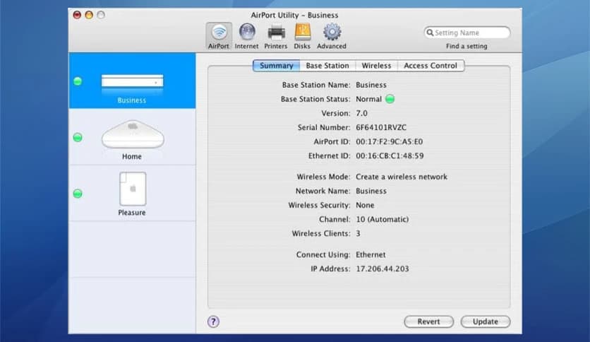 Apple AirPort Utility 6.3.1