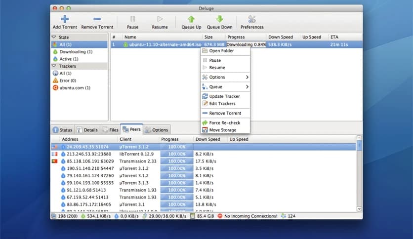 Deluge BitTorrent Client 1.3.15.1