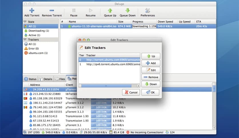 Deluge BitTorrent Client 1.3.15.1