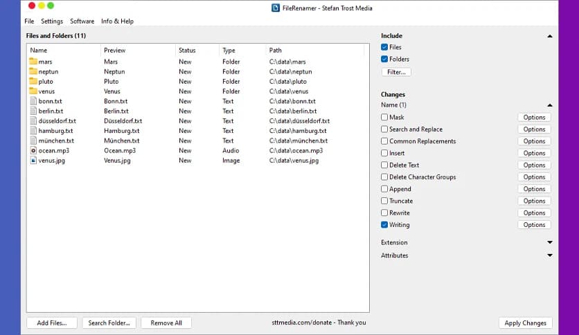 StefanTrost File Renamer 24.8.29